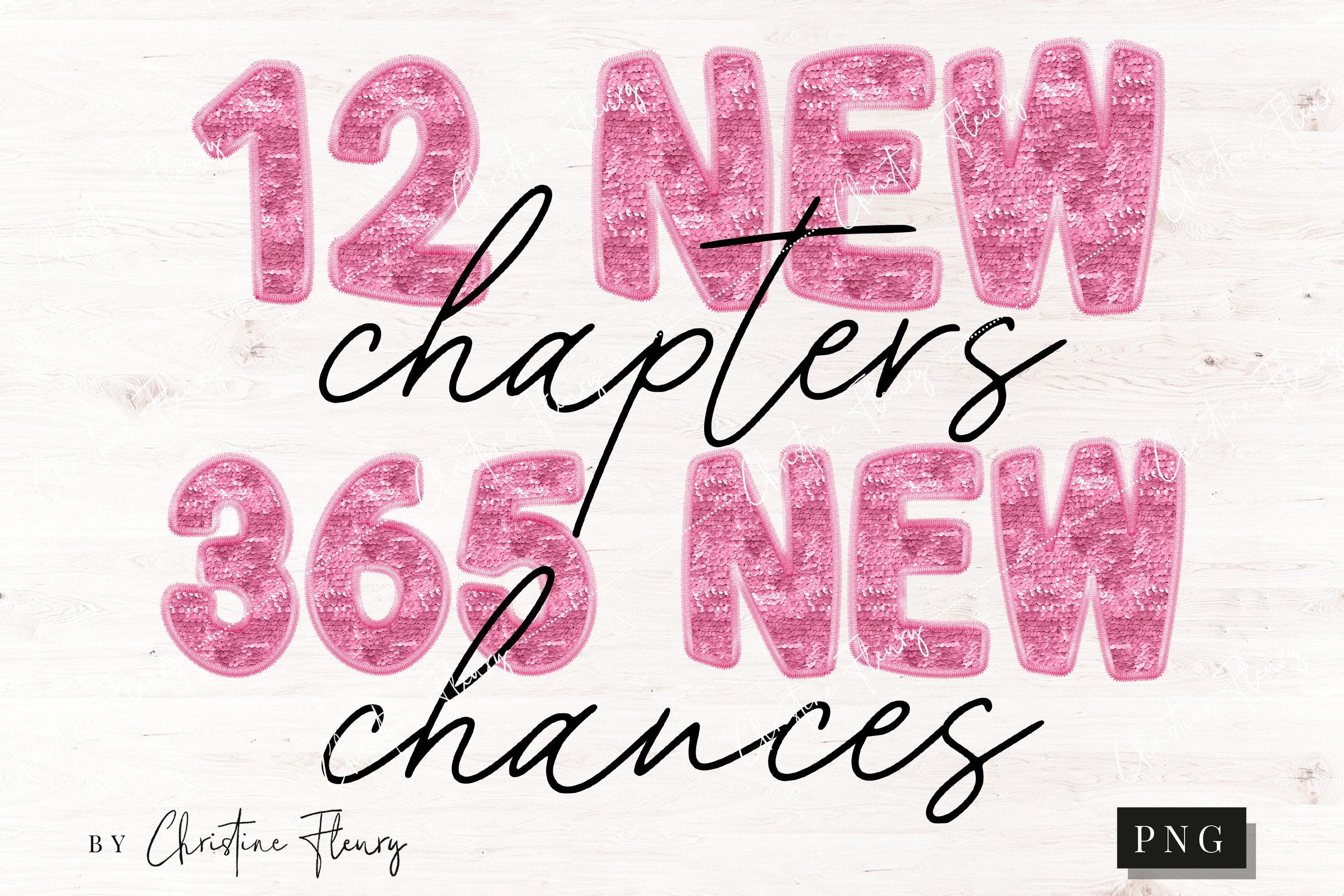 Pink 12 New Chapters Png, Pink Sequint New Year PNG, Disco Girly Png ...