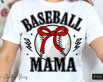 Retro Baseball Mama Png, Baseball Png, Baseball Coquette Bow Png, Baseball Bow Png, Retro Mama Sublimation, Digital Download