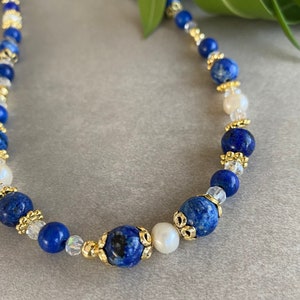 Lapis Lazuli Cylinder 1/2 Tube Beads, Natural Royal Blue, 12mm x 4mm, –  The Button Bird