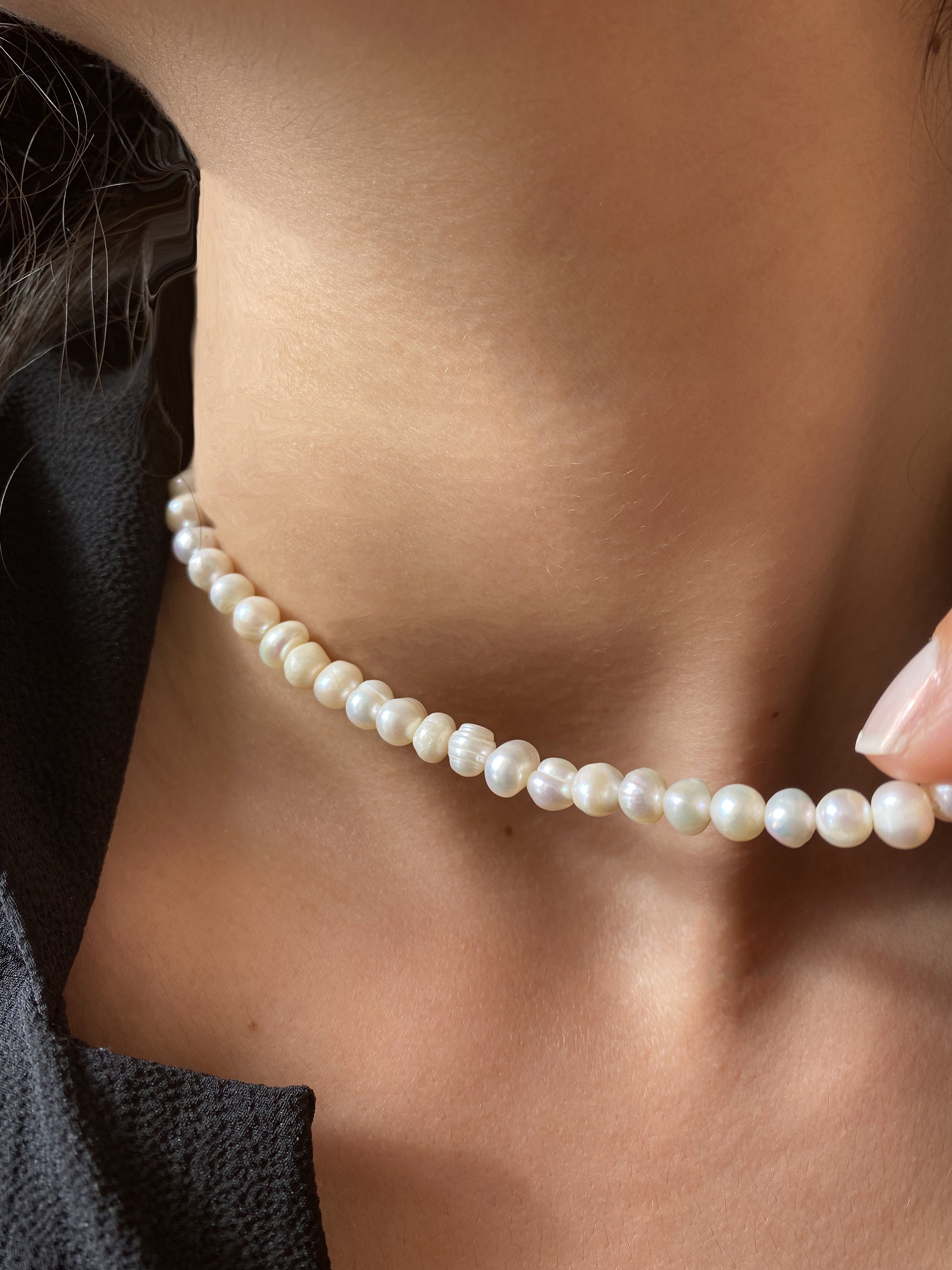 necklace joc pederson pearls