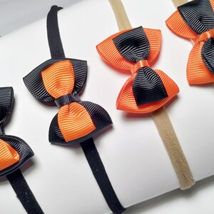 Bandeaux avec noeuds couleurs équipe des Bengals, Bandeaux en nylon pour bébés, Bandeaux pour tout-petits, Bandeaux doux pour bébés Bengals, Bandeaux doux pour nouveau-nés