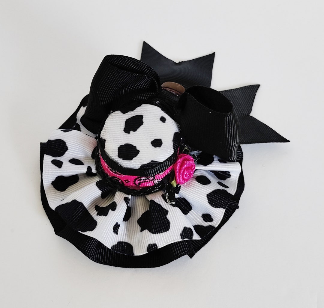 Cowgirl Hat, Pink Bandana Hat, Western Mini Hat, Millinery for Girls