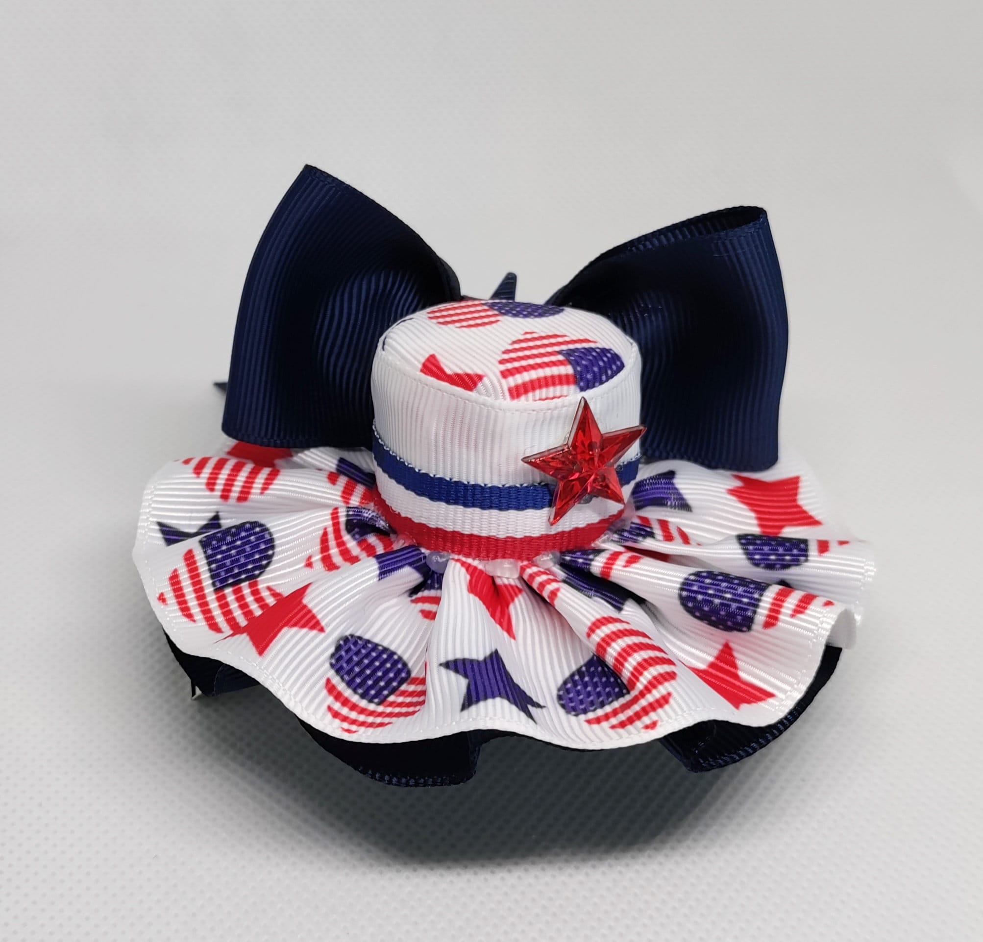 Red White Blue 3 PC Fascinator Patriotic USA America Hat Bling NWT Amazon.com: blinkee Star-Spangled Sparkle USA Flashing  main image 2