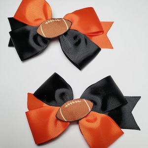 Arcs de cheveux de couleurs d’équipe des Bengals, arcs d’équipe de football pour les filles, arcs de Bengals pour les femmes, arcs de cheveux du Super Bowl, arcs de pince à cheveux du Super Bowl