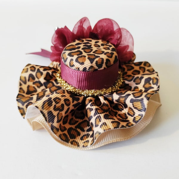 Leopard Print Hat Etsy