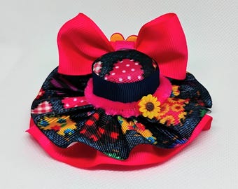 Miniature Hat Hair Clip: Girls, Cranial Helmet, Pet Hat