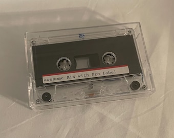 Custom Kassetten Mixtape für das Sounddesign deiner eigenen Samples Aufgenommen mit einem Audiophile Grade Kassettendeck auf einem hochwertigen Type II Tonband