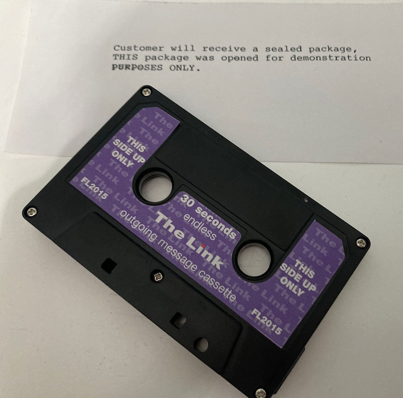 Der Link 30 Sekunden Endlosschleife Anrufbeantworter abgehende Nachricht Kassette Verwendung Für Ambient Music Produktion LoFi Multi-Track-Rekorder Bild 2