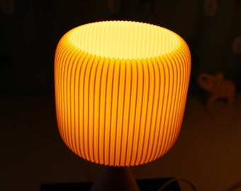 Table Lamp - 3D printed Lampshade Retro Bedside Lamp