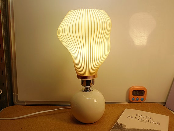 Bedside Lamp  Mushroom Lamp  Art Deco Lamp With 3D Printed - Etsy Australia