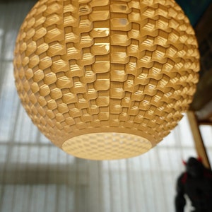 3D Printed Pendant Lamp Modern Hanging Ceiling Lamp for Kitchen Island Living Room Decor image 4