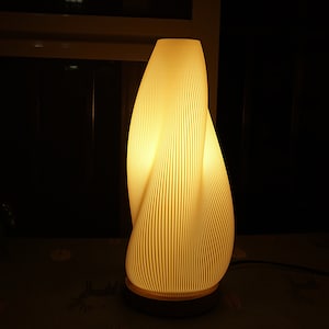 Art Deco Table Lamp Retro Design Light for Bedroom, Living room 3D Printed Lamp image 2