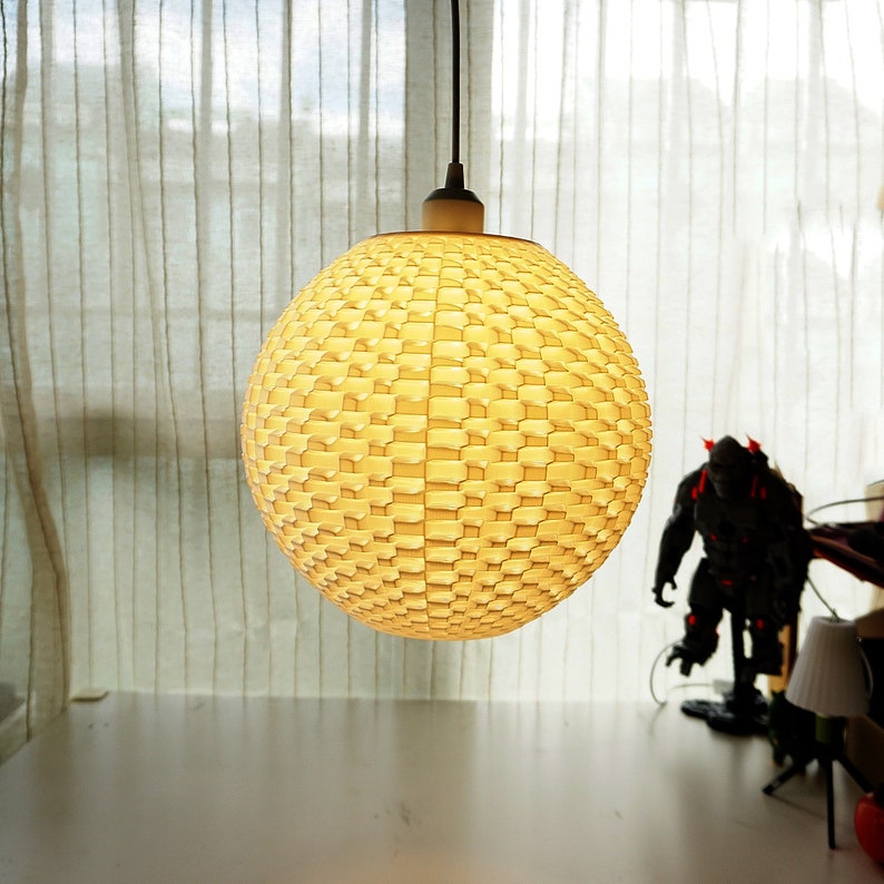 3D Printed Pendant Lamp Modern Hanging Ceiling Lamp for Kitchen Island Living Room Decor image 8