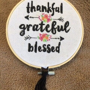 Grateful Cross Stitch