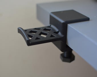 Gancho para auriculares con abrazadera de escritorio: Organizador de auriculares para juegos