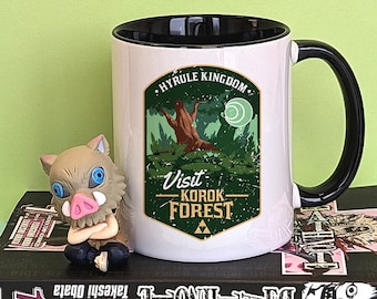 Bezoek Korok Forest 11 oz koffiemok, Anime Video Game Fan Gift Coffee Cup