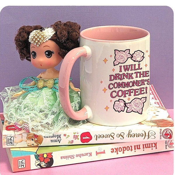Beberé el café del plebeyo, taza de café de 11 oz, regalo para fanáticos del anime