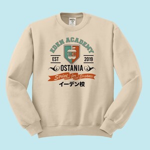Spy Academy Unisex Crew Neck, Anime Sweatshirt, Spy Anime Crew Sand