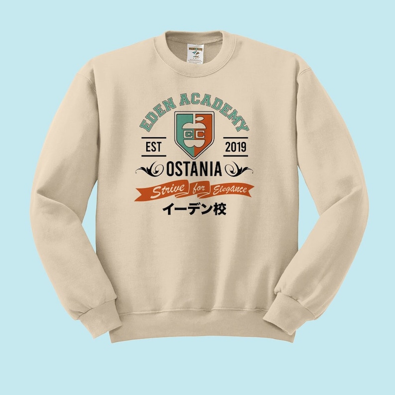 Spy Academy Unisex Crew Neck, Anime Sweatshirt, Spy Anime Crew Sand