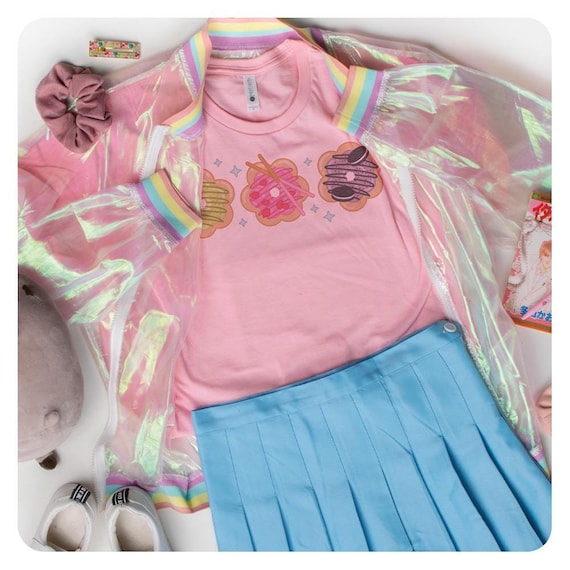Mochi Donuts Next Level T-Shirt, Kawaii Shirt,Cute Donut Dessert Shirt