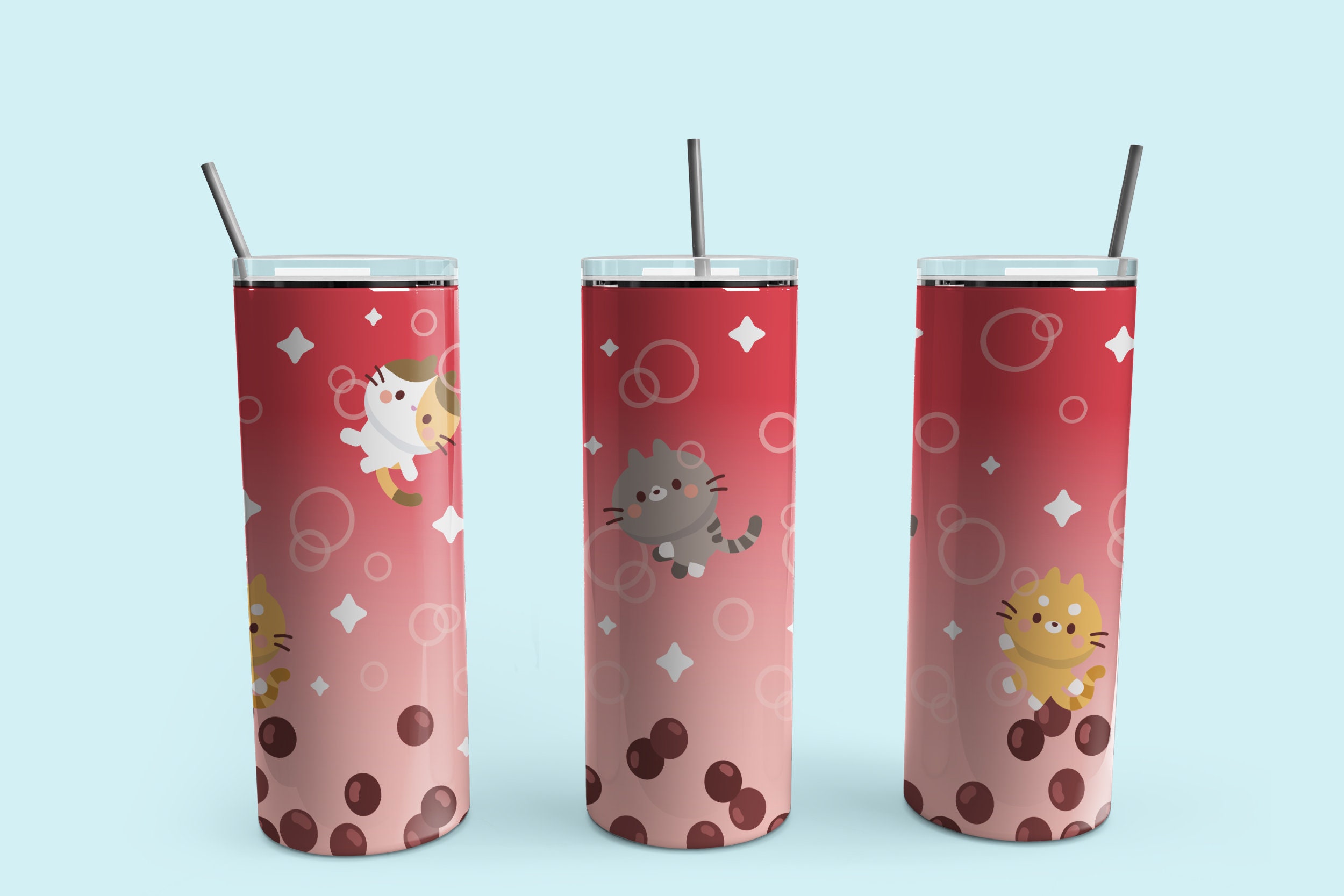 Kawaii Boba Mug with Straw – Kawaiies