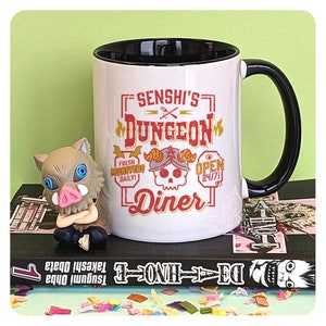 Dungeon Diner 11 oz Coffee Mug, Anime Fan Gift Coffee Cup