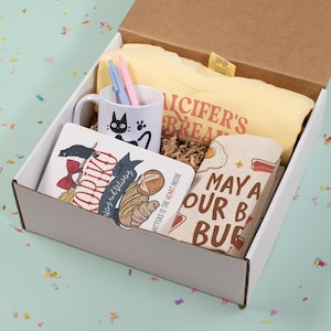 Miyazaki Lover Cozy Anime Movie Night Mystery Gift Box- Sweatshirt, Mug, Journal and Pens, Tote - Kawaii Care Package image 1