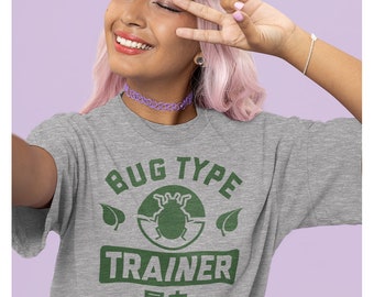 Haut graphique animé Bug Type Trainer, jeu vidéo japonais