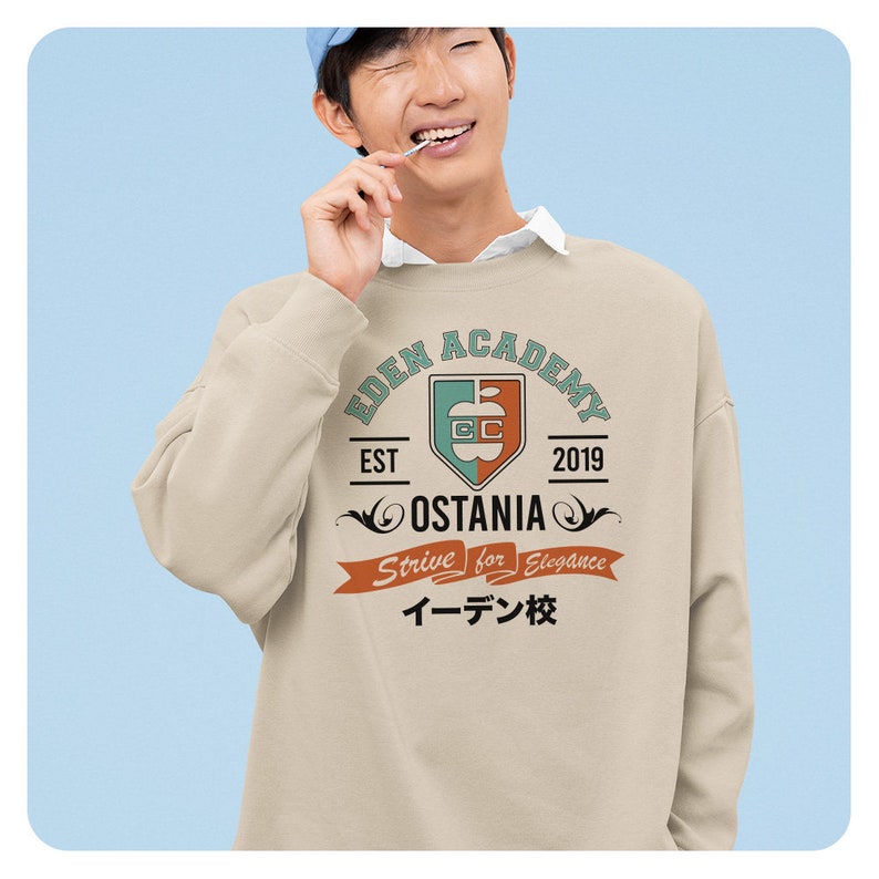Spy Academy Unisex Crew Neck, Anime Sweatshirt, Spy Anime Crew image 1