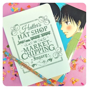 Hat Shop Journal, Cute Kawaii Style Notebook, Japanese Cartoon Style Gift For Friend