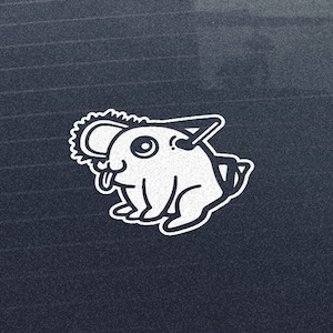 Deadly Pup Anime Car Decal | Window Decal