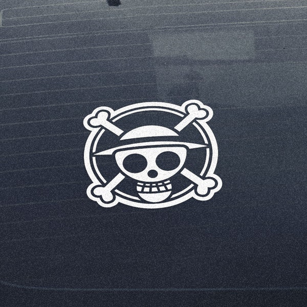 Pirate Anime Car Decal | Window Decal