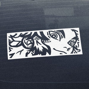 DS Anime Car Decal Fire Swordsman| Window Decal
