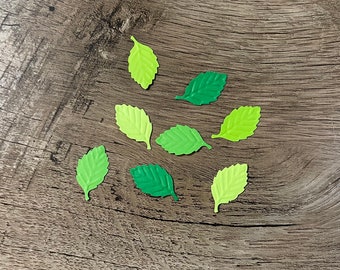 25 Pack Paper Leaf Shapes, Paper Leaf Cut Out, Paper Leaves, Paper