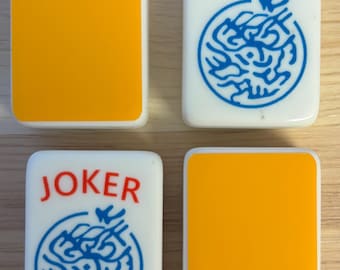 Mahjong Tile Back Stickers - Marigold