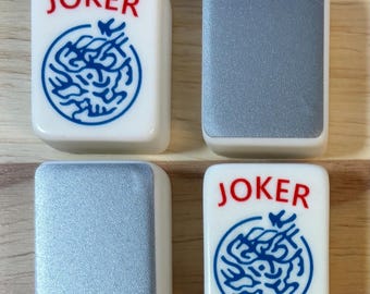 Pegatinas para la parte posterior de las fichas de Mahjong - Plata mate
