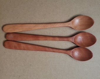 Simple spoon, 1 Set of 3 spoon, coffee spoon, wooden spoon,