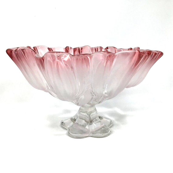 TUCHACA Purple Colored Glass Salad Bowl Set With Bow Tie Design (Set Of 2) - View #7