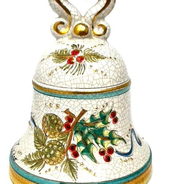 Vintage 1973 VENETO FLAIR Porcelain Bell Limited Edition Numbered Signed ITALY