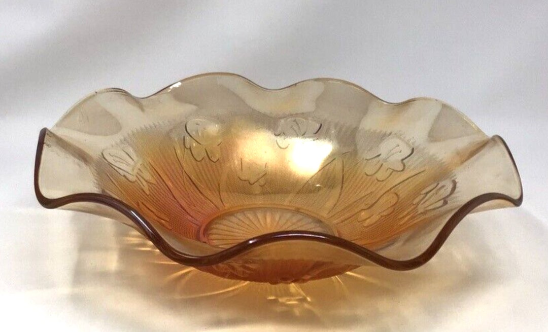 Glass Iris and Herringbone 11 1/2 Diameter Etsy