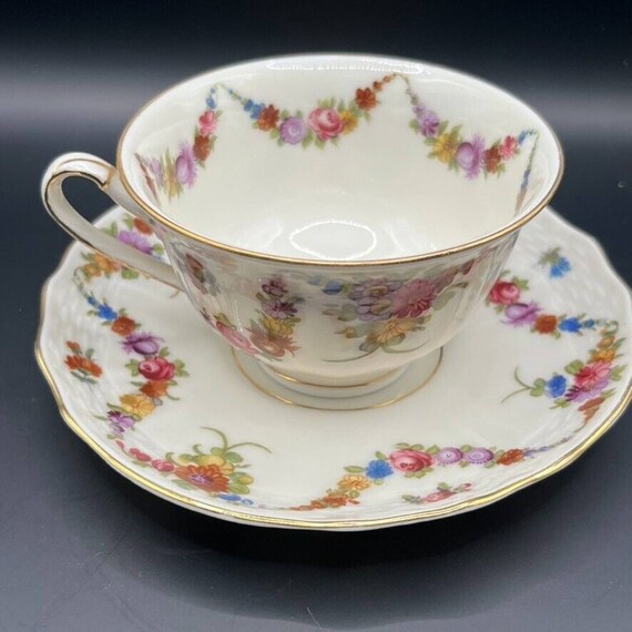 Buy Vintage Epiag China Czechoslovakia Floral Swag Tea Cup 