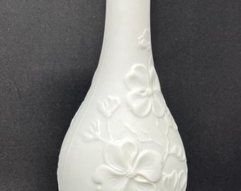 ヴィンテージ AK カイザー ビスク 白磁 花瓶 バラの花