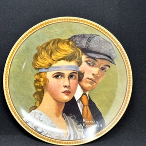 Norman Rockwell &quot;Meetting on the Path&quot; Vintage Collector Plate