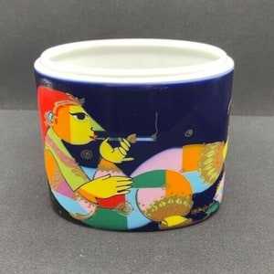 Rosenthal Bjorn Wiinblad thousand and one nights oval trinket dish NO LID