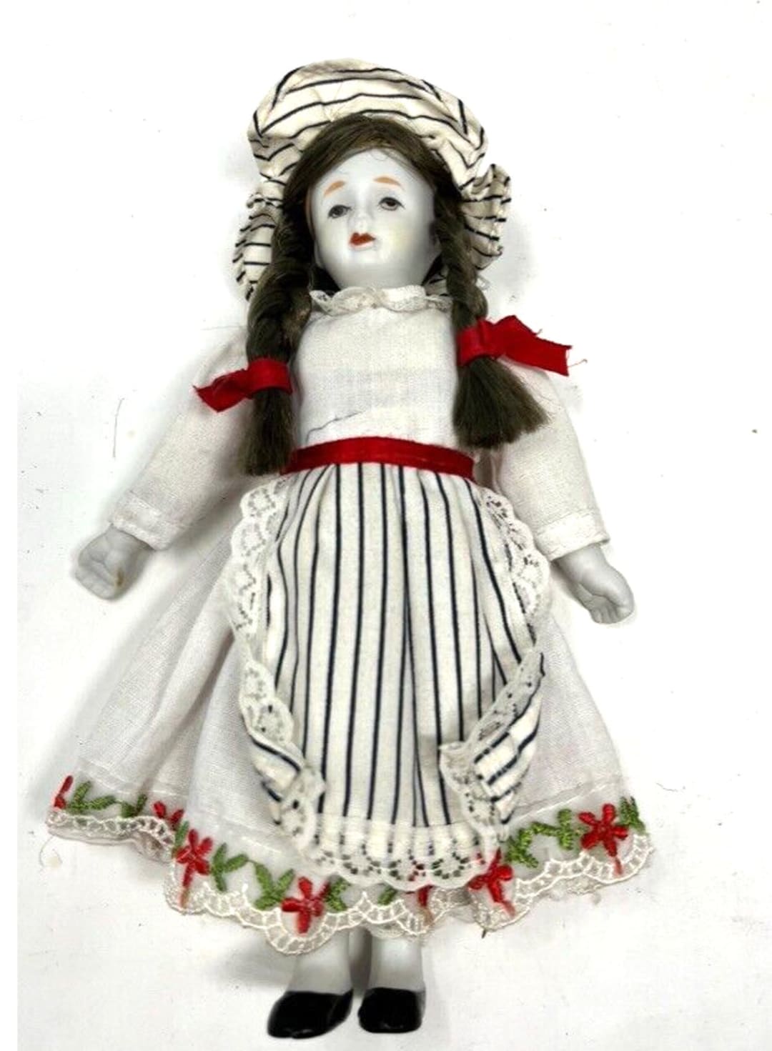 Vintage 8 Porcelain Doll Ornament Etsy
