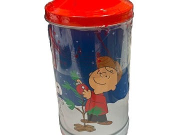 Collectors Peanuts Snoopy Christmas Musical, & Chocolate Chip Cookies Tin New