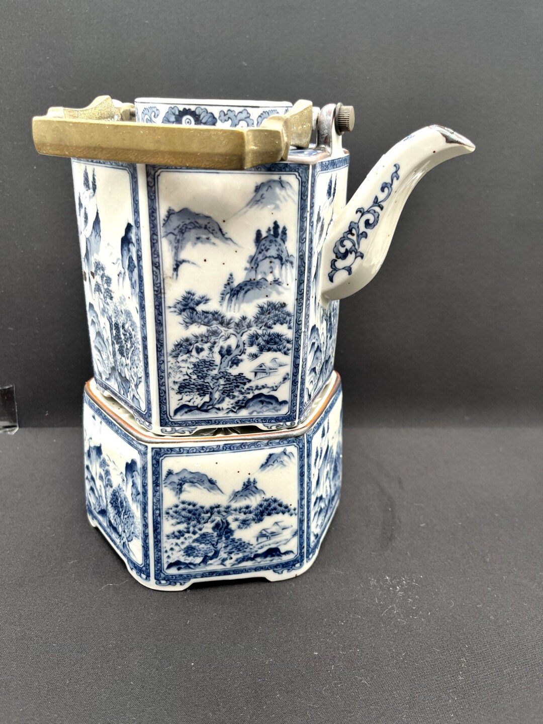QJLLCC 超絶技法 人気の茶系 逸品ビンテージ 正絹九寸帯