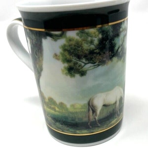 Ceramic Coffee Mug Designed By George Stubbs with Horses