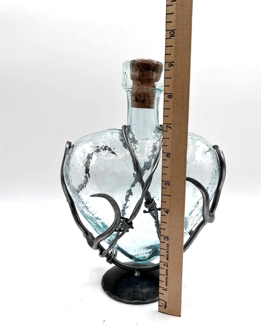 Silver Heart Short - Bottle Green