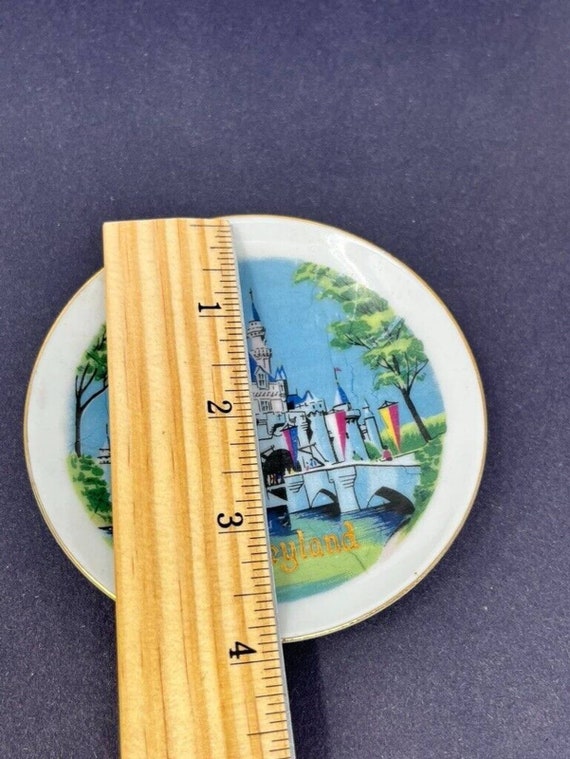 Vintage Made in Japan Disneyland Souvenir Mini Plate Walt Disney 4